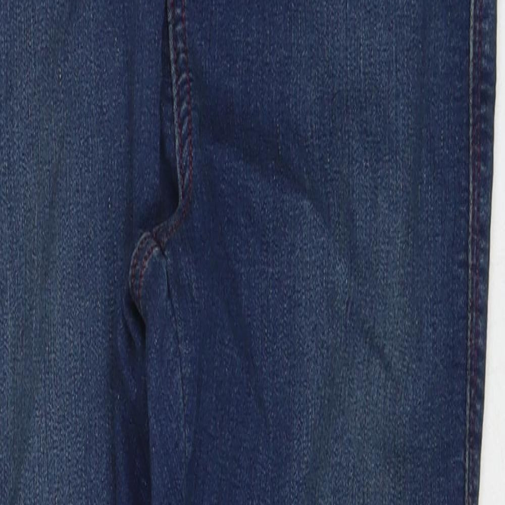 ASOS Womens Blue Cotton Skinny Jeans Size 28 in L32 in Regular Zip