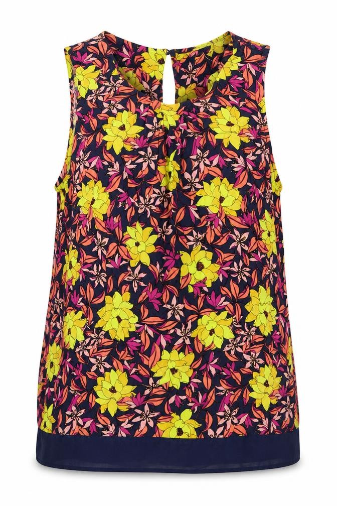 Womens UK Size 6 Oasis Multicoloured Basic Blouse