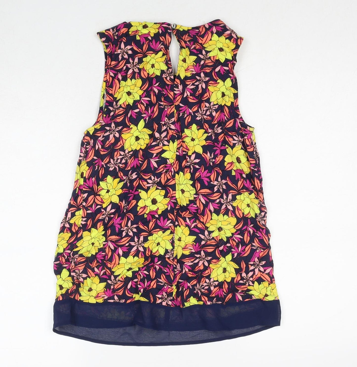 Womens UK Size 6 Oasis Multicoloured Basic Blouse