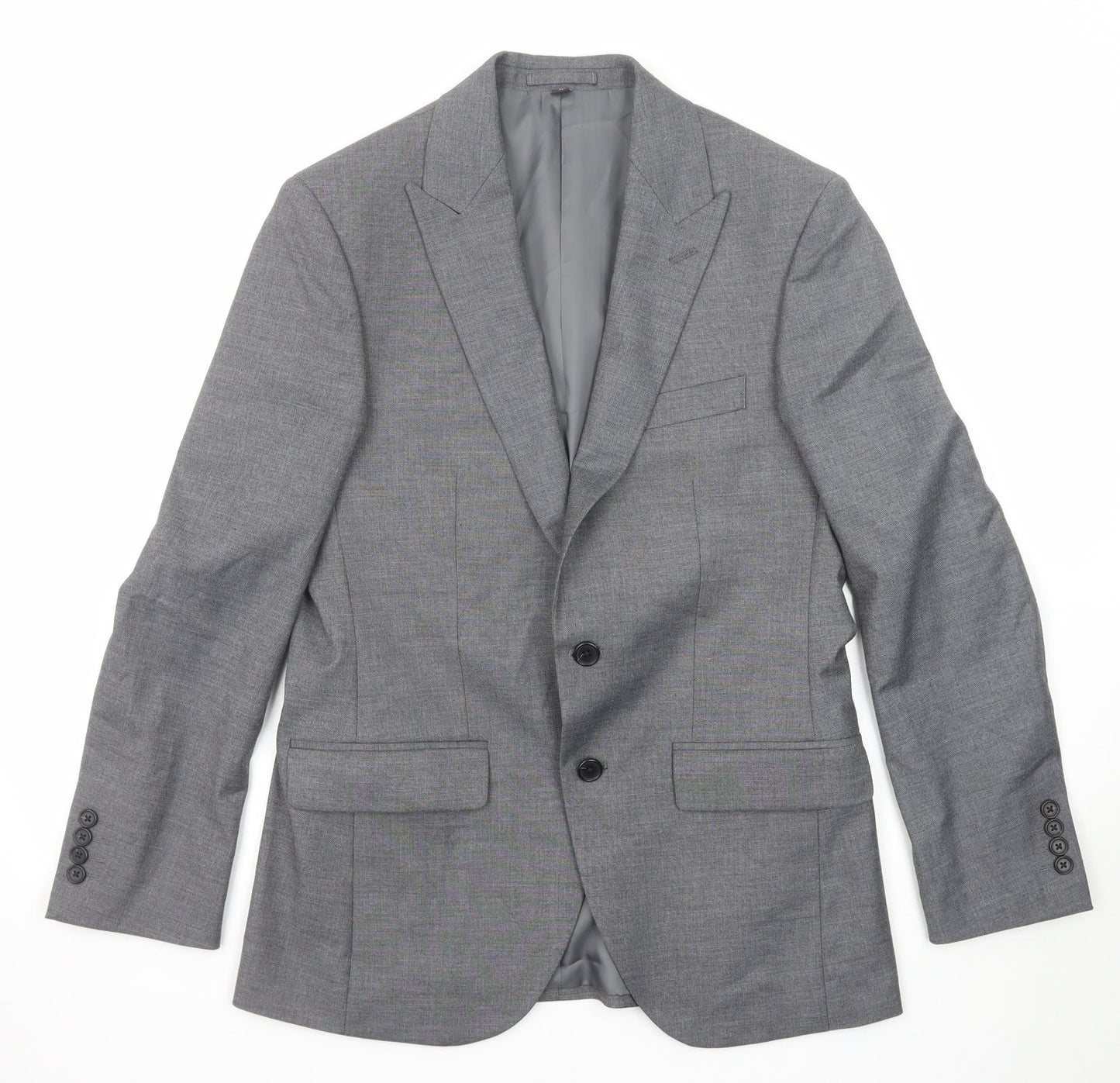 Mens UK Size 38 Marks and Spencer Regular Grey Suit Jacket