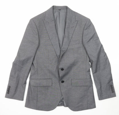 Mens UK Size 38 Marks and Spencer Regular Grey Suit Jacket