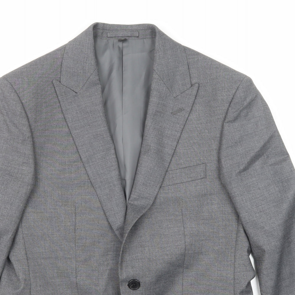 Mens UK Size 38 Marks and Spencer Regular Grey Suit Jacket
