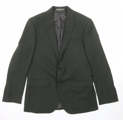 Mens UK Size 40 Marks and Spencer Regular Green Suit Jacket