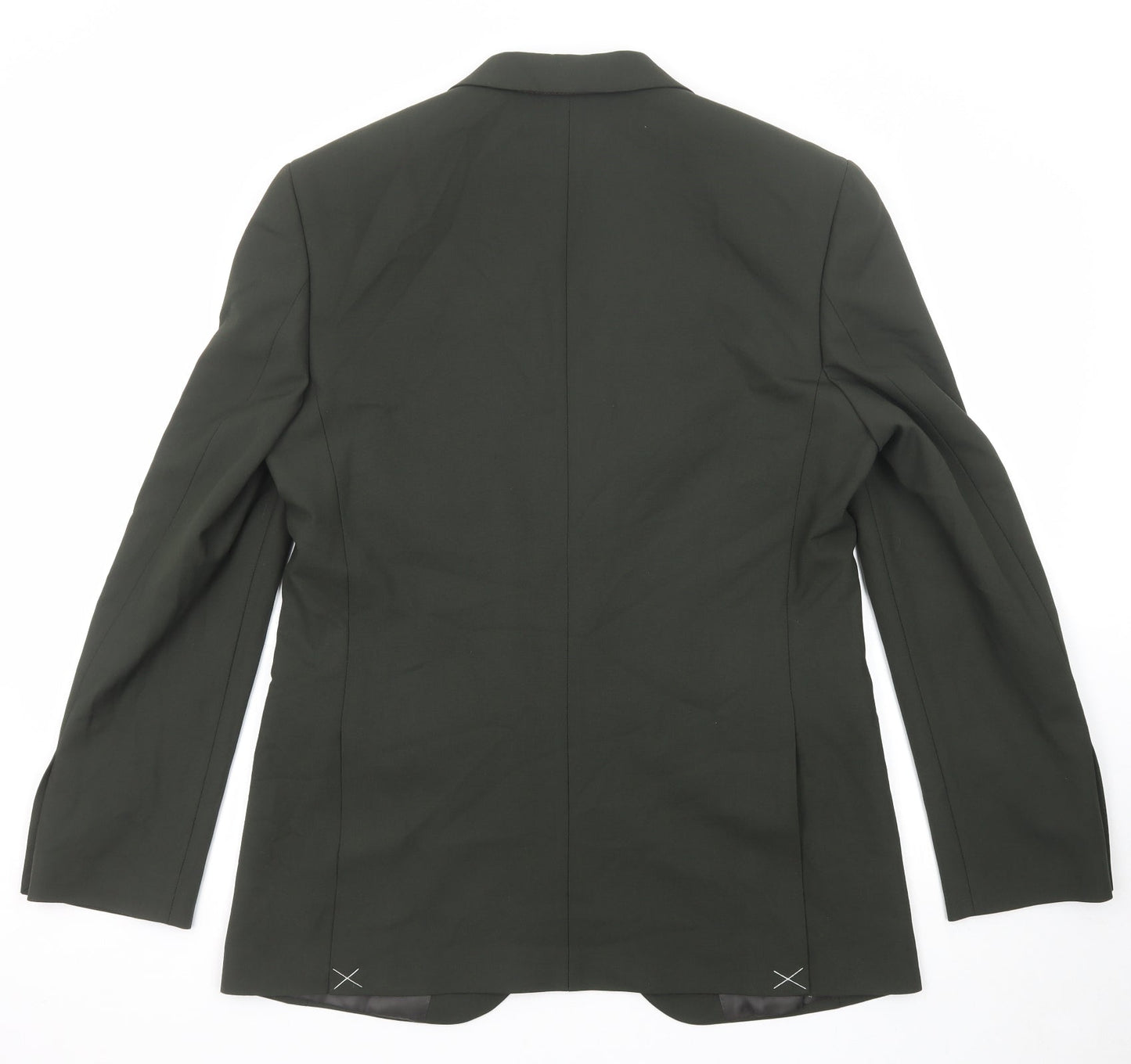 Mens UK Size 40 Marks and Spencer Regular Green Suit Jacket