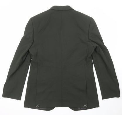 Mens UK Size 40 Marks and Spencer Regular Green Suit Jacket