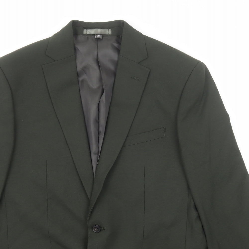 Mens UK Size 40 Marks and Spencer Regular Green Suit Jacket
