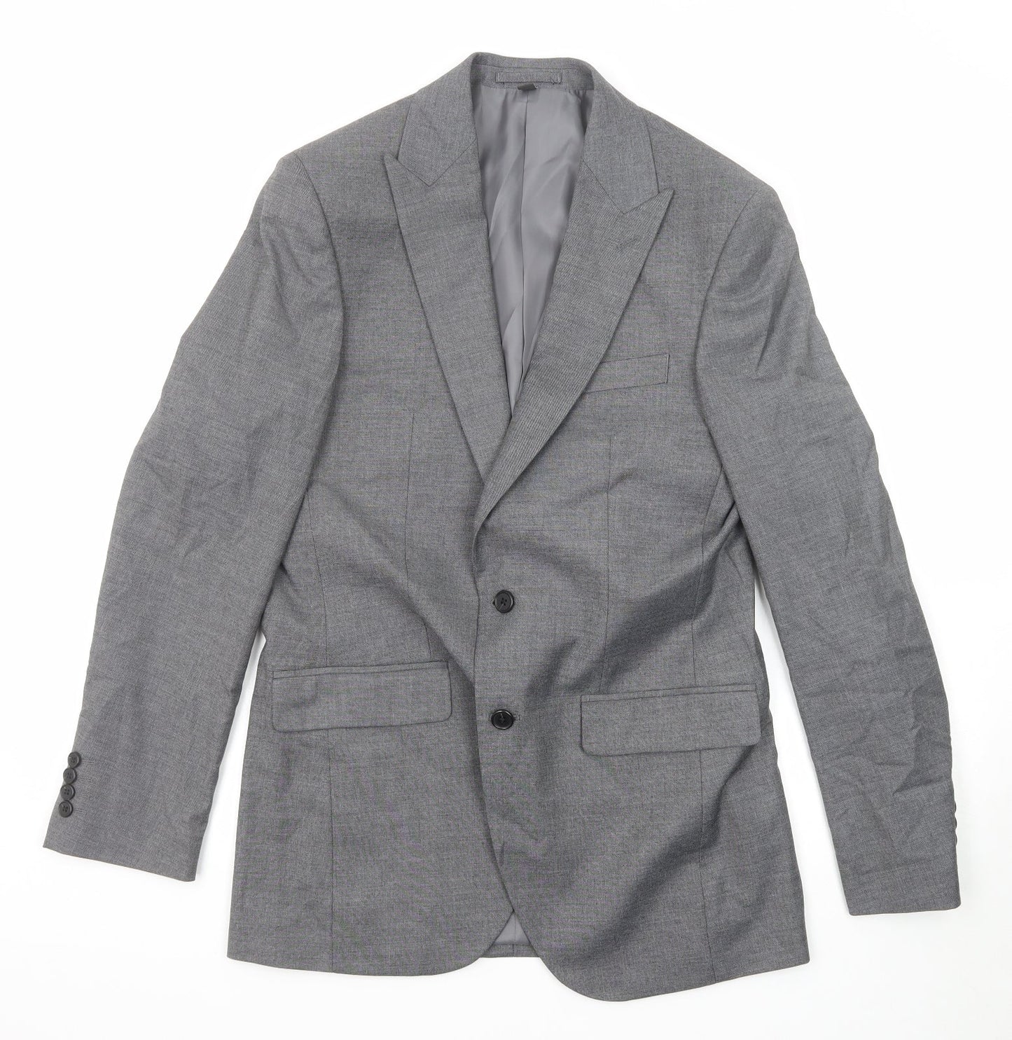 Mens UK Size 38 Marks and Spencer Regular Grey Suit Jacket