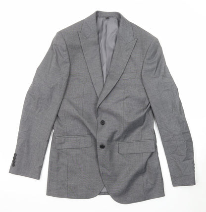 Mens UK Size 38 Marks and Spencer Regular Grey Suit Jacket