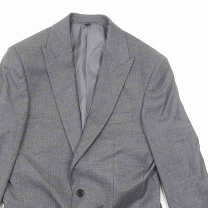 Mens UK Size 38 Marks and Spencer Regular Grey Suit Jacket