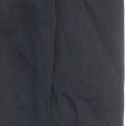 Topshop Womens Black Cotton Skinny Jeans Size 26 in L30 in Regular Zip