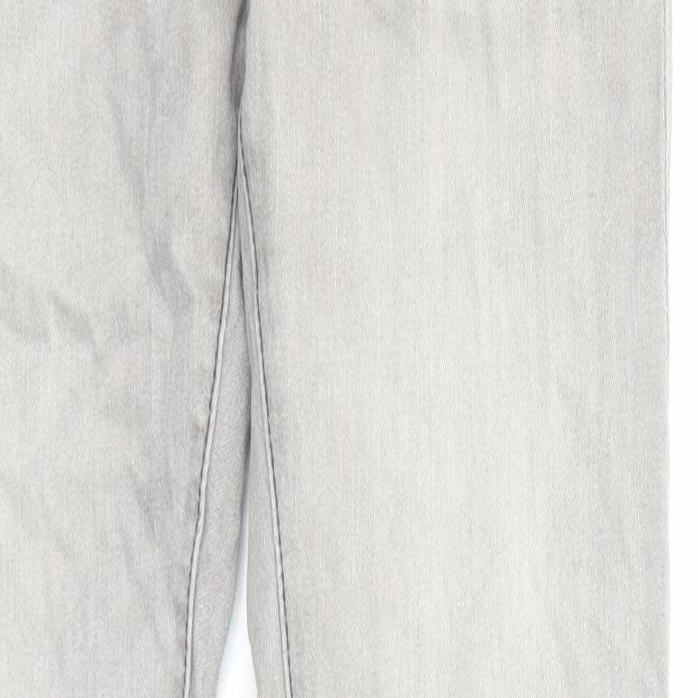 H&M Mens Grey Cotton Skinny Jeans Size 31 in L32 in Slim Zip