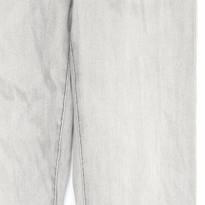 H&M Mens Grey Cotton Skinny Jeans Size 31 in L32 in Slim Zip