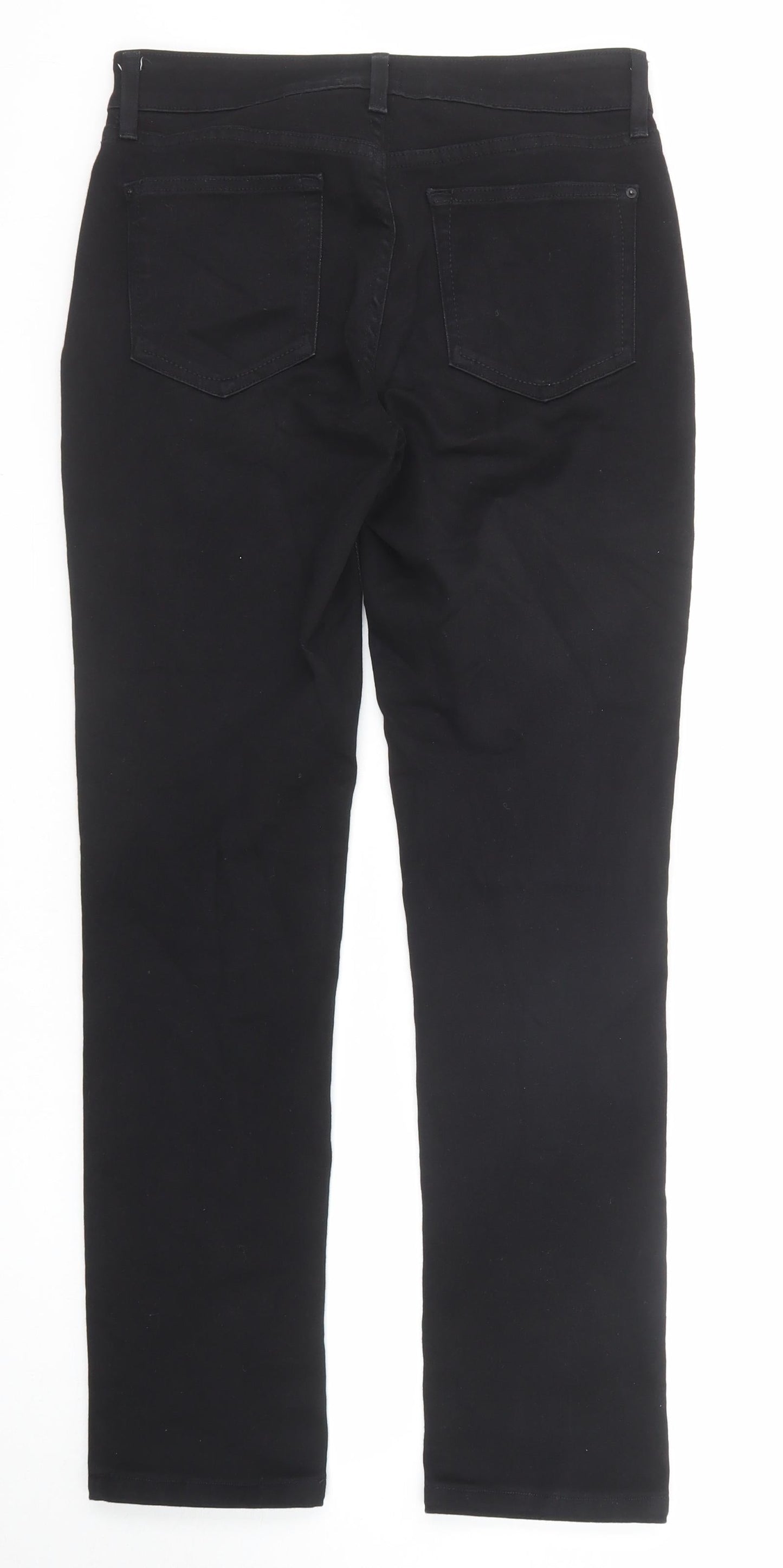 Womens UK Size 6 NYJD Regular Fit Straight Black Jeans