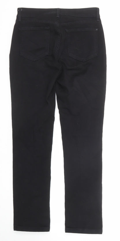 Womens UK Size 6 NYJD Regular Fit Straight Black Jeans