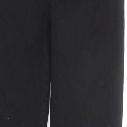 Womens UK Size 6 NYJD Regular Fit Straight Black Jeans