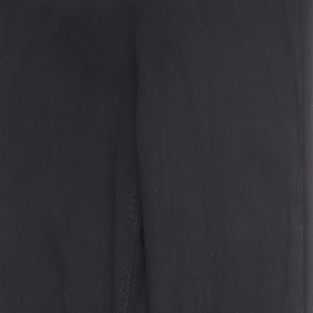 Topshop Womens Black Cotton Skinny Jeans Size 28 in L32 in Regular Zip
