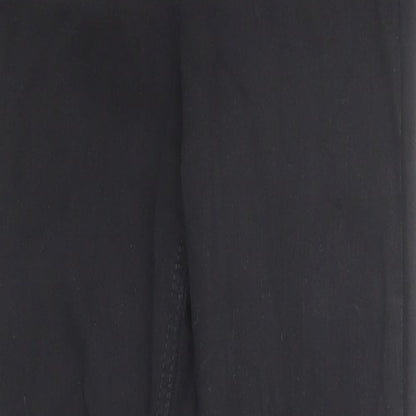 Topshop Womens Black Cotton Skinny Jeans Size 28 in L32 in Regular Zip