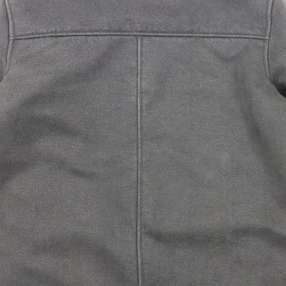 Mens UK Size S Steve Kettle Grey Overcoat