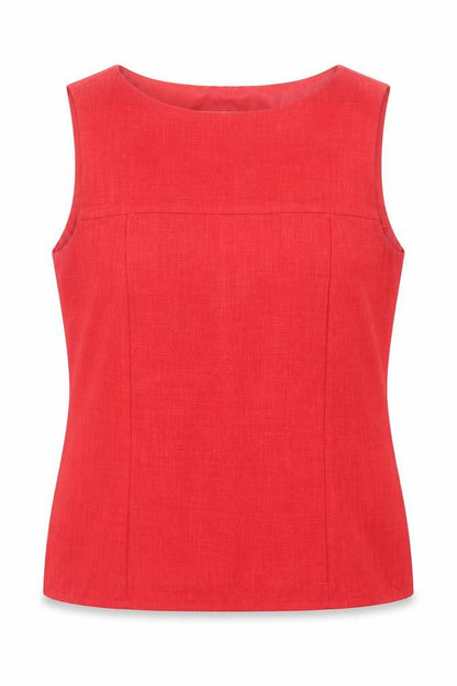 Womens UK Size 12 Klass Red Basic Tank