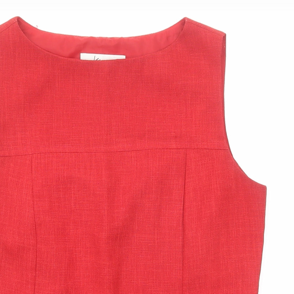 Womens UK Size 12 Klass Red Basic Tank
