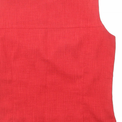 Womens UK Size 12 Klass Red Basic Tank