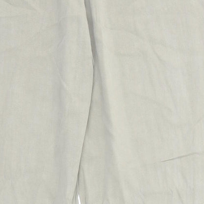 Womens UK Size 10 H&M Regular Fit Sweatpants Green Trousers