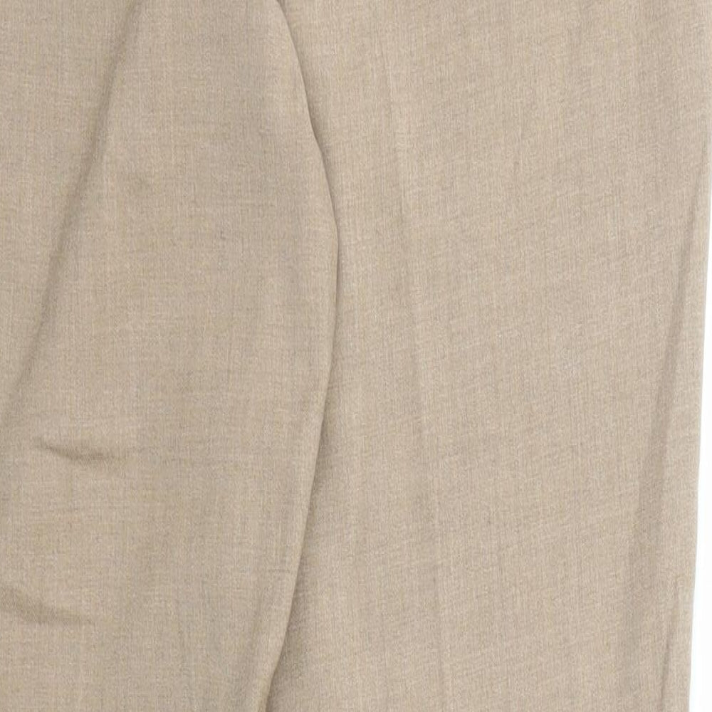 Womens UK Size S H&M Slim Fit Chino Beige Trousers