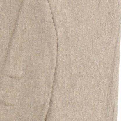 Womens UK Size S H&M Slim Fit Chino Beige Trousers