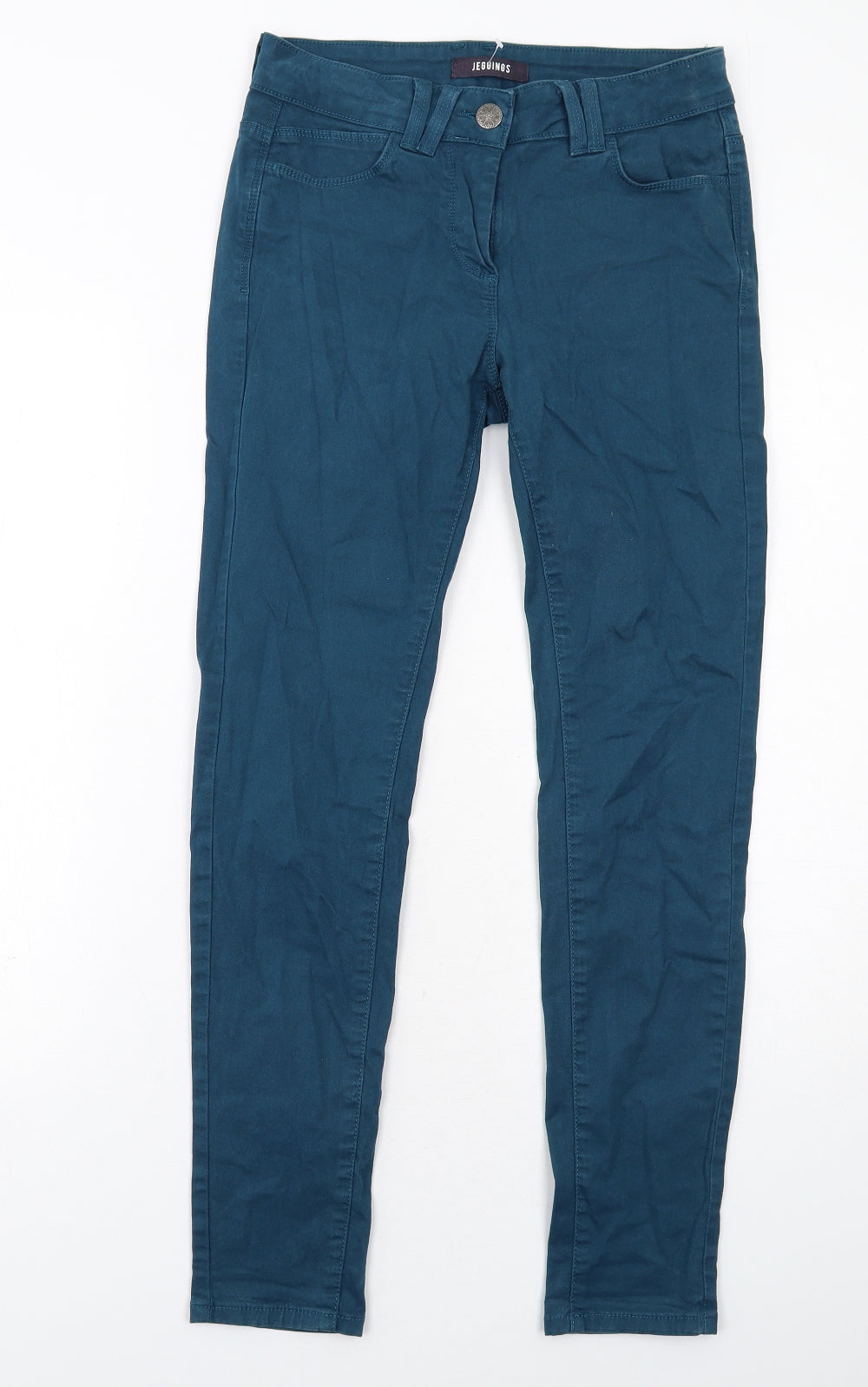 Womens UK Size 8 Marks and Spencer Regular Fit Skinny Blue Jeans