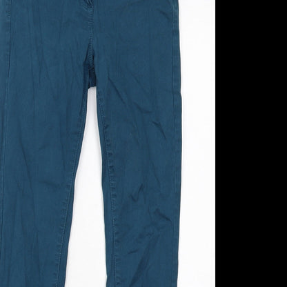 Womens UK Size 8 Marks and Spencer Regular Fit Skinny Blue Jeans