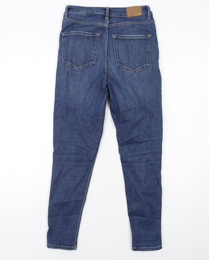 Womens UK Size 8 Marks and Spencer Regular Fit Skinny Blue Jeans