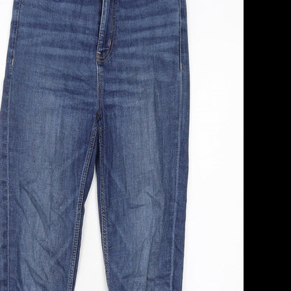 Womens UK Size 8 Marks and Spencer Regular Fit Skinny Blue Jeans