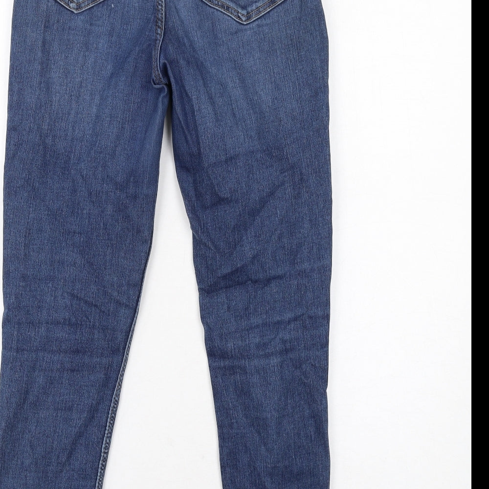 Womens UK Size 8 Marks and Spencer Regular Fit Skinny Blue Jeans