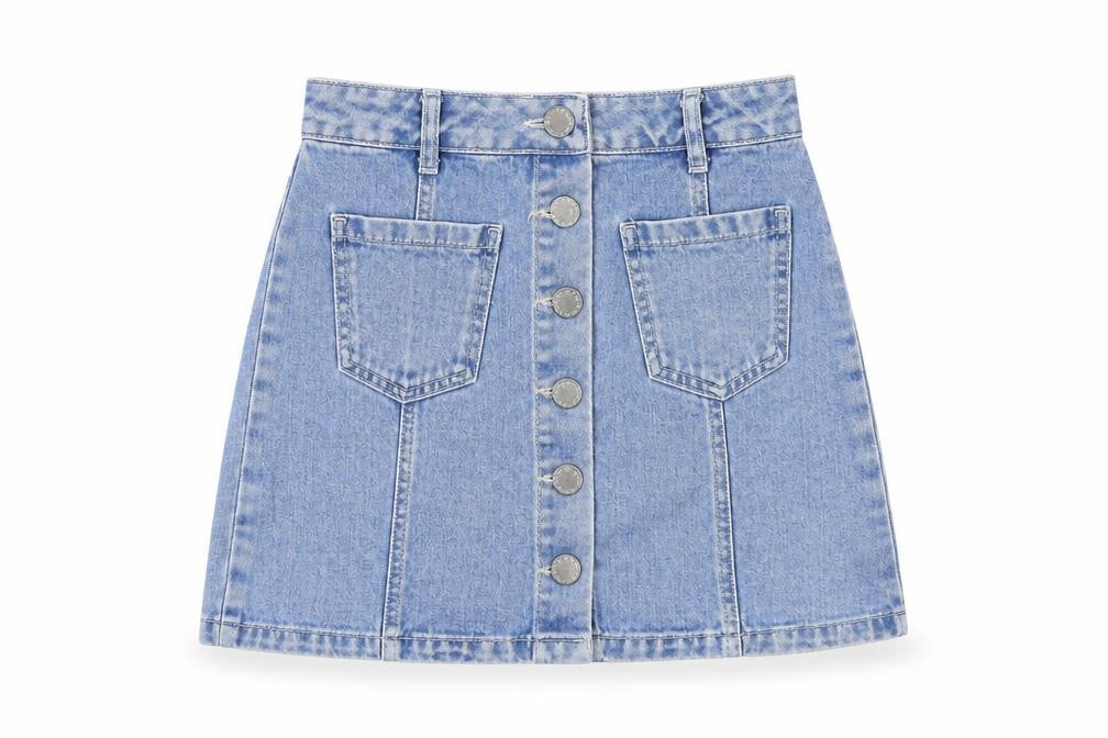 Womens UK Size 6 Miss Selfridge A-Line Denim Skirt