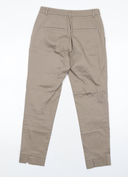 Womens UK Size 6 H&M Regular Fit Carrot Brown Trousers