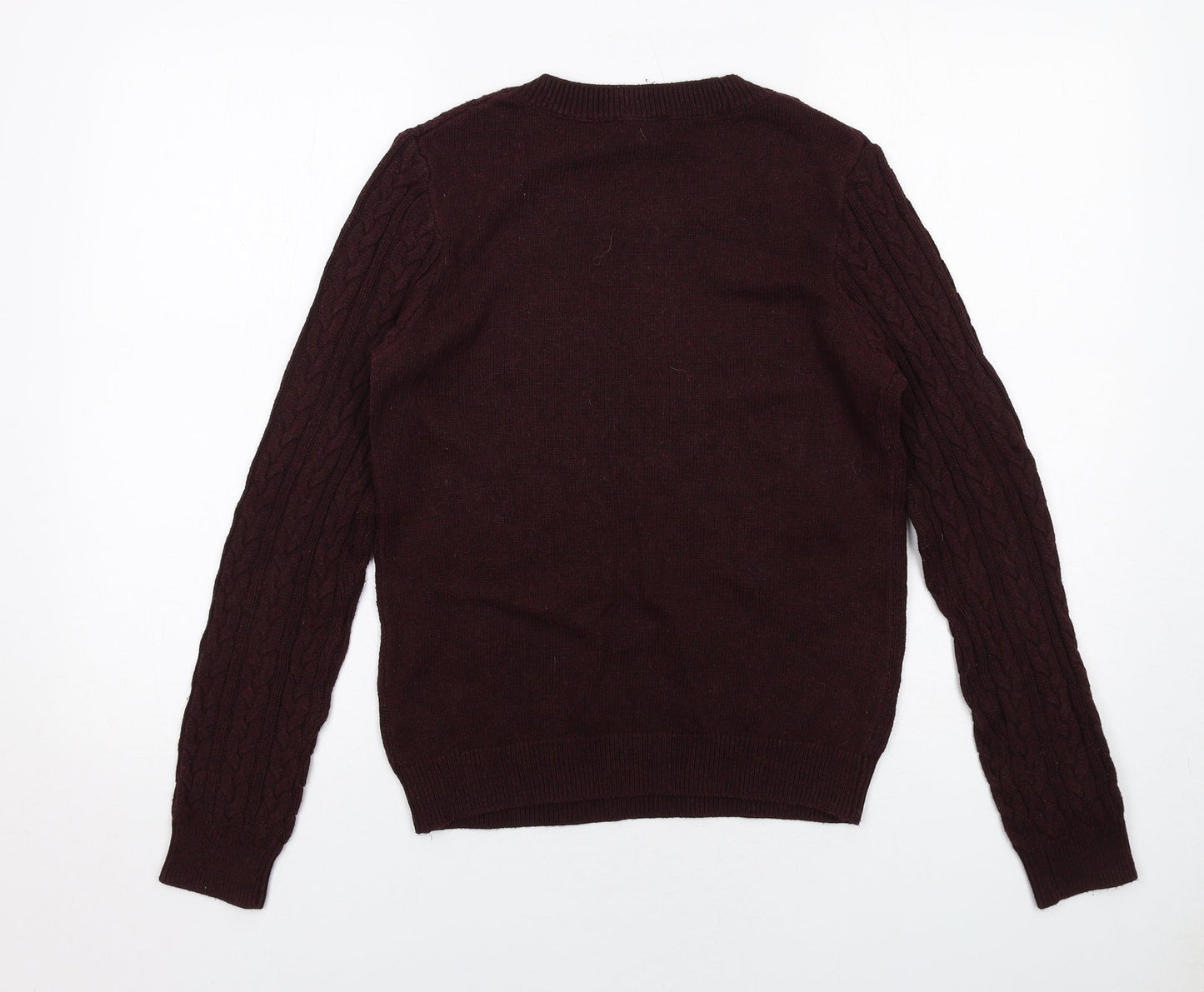 Womens UK Size S H&M Purple Pullover Jumper