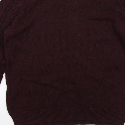 Womens UK Size S H&M Purple Pullover Jumper
