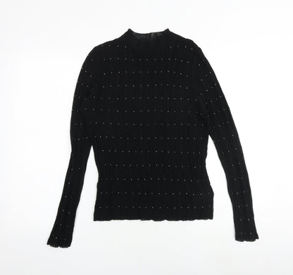 Womens UK Size 12 NEXT Black Basic Blouse