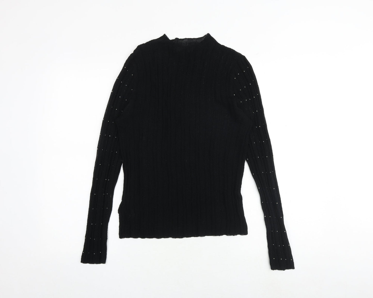 Womens UK Size 12 NEXT Black Basic Blouse