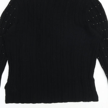 Womens UK Size 12 NEXT Black Basic Blouse