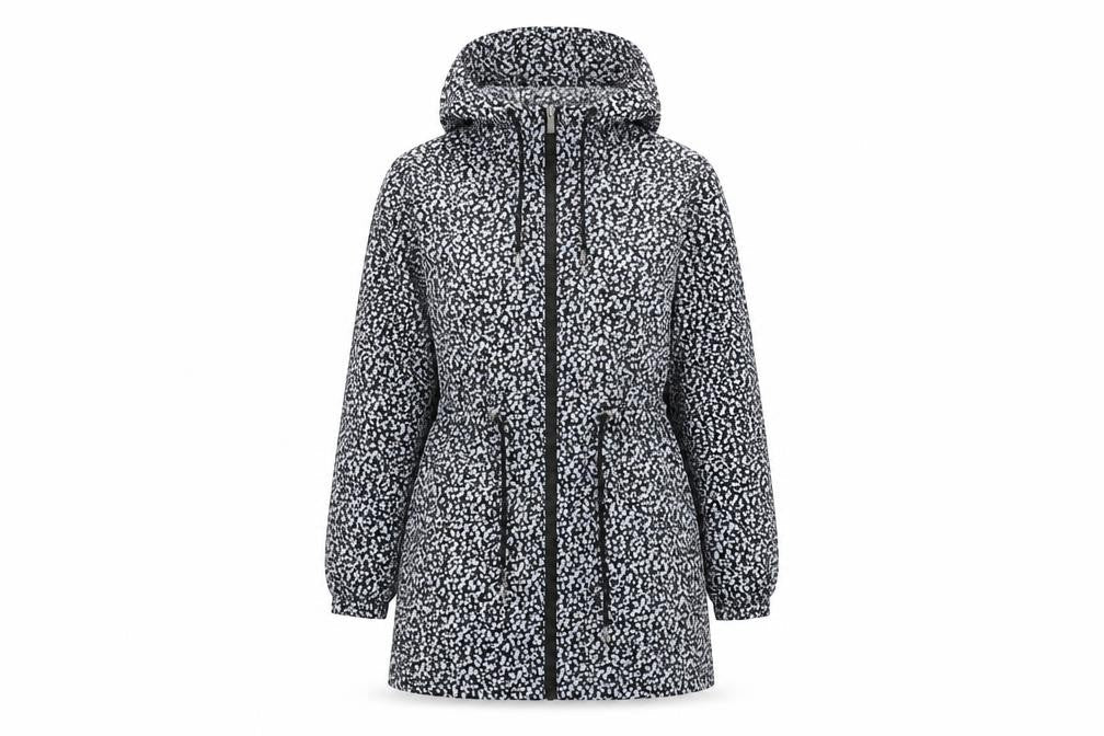 Womens UK Size S Roman Grey Rain Coat