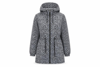Womens UK Size S Roman Grey Rain Coat