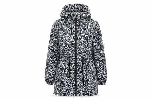 Womens UK Size S Roman Grey Rain Coat