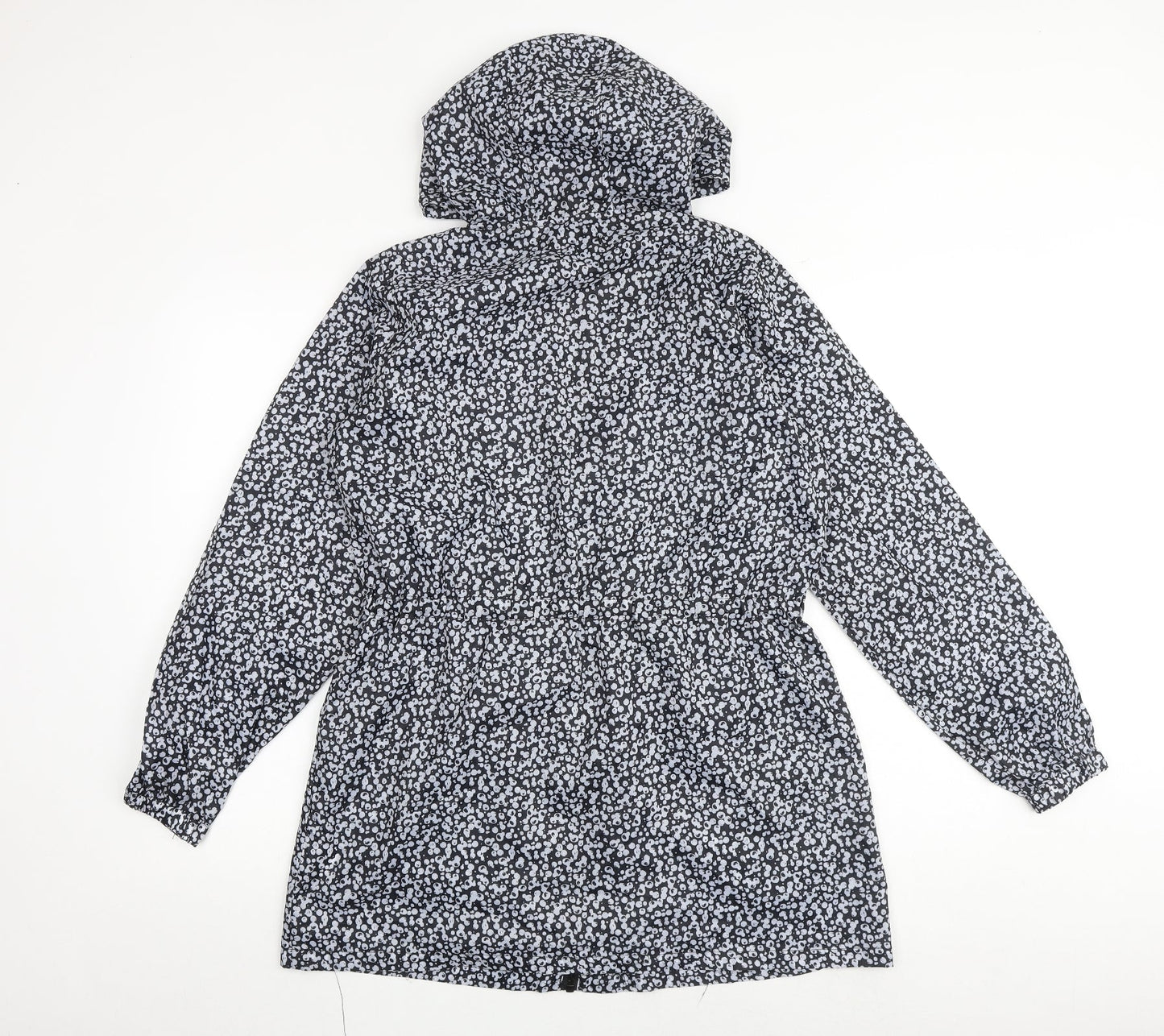 Womens UK Size S Roman Grey Rain Coat