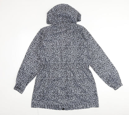 Womens UK Size S Roman Grey Rain Coat