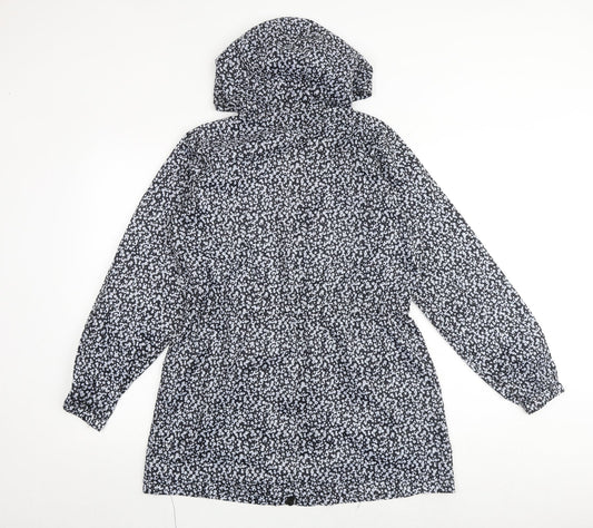 Womens UK Size S Roman Grey Rain Coat