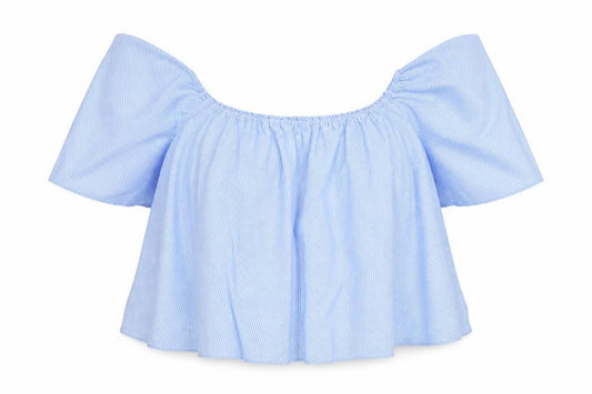 Womens UK Size 12 New Look Blue Basic Blouse