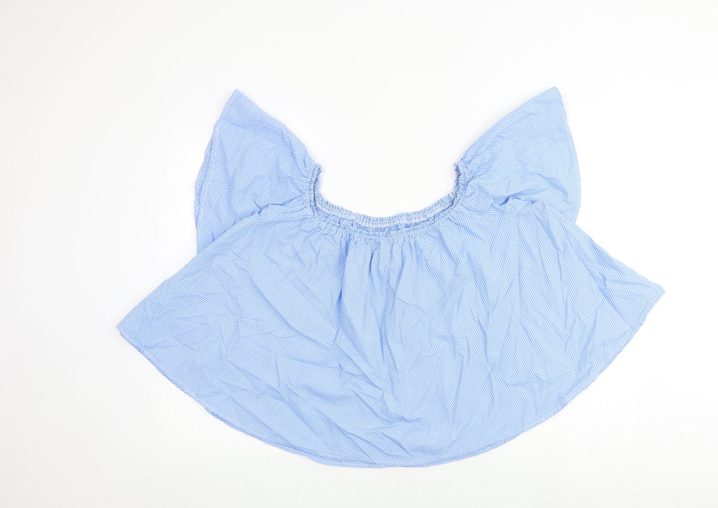 Womens UK Size 12 New Look Blue Basic Blouse