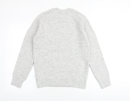 Womens UK Size S Marks and Spencer Grey Pullover Jumper