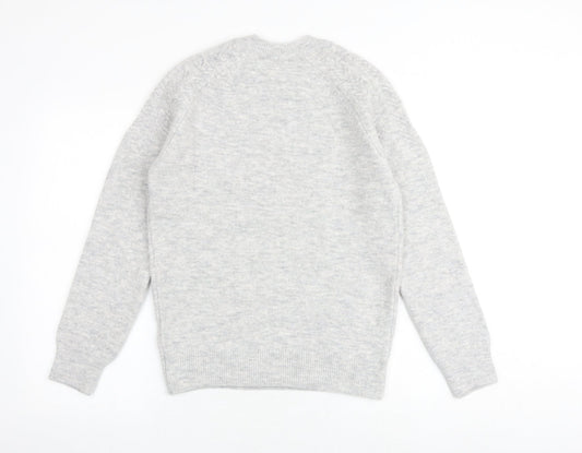 Womens UK Size S Marks and Spencer Grey Pullover Jumper